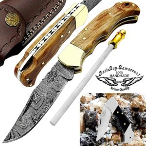 Pocket Knife Olive Wood